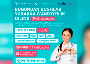 SKIDKA 50% lipid spektri tahlillariga Incare Lab klinikasida